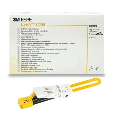 3M ESPE RelyX U200 Clicker Self-Adhesive Resin Cement with packing box