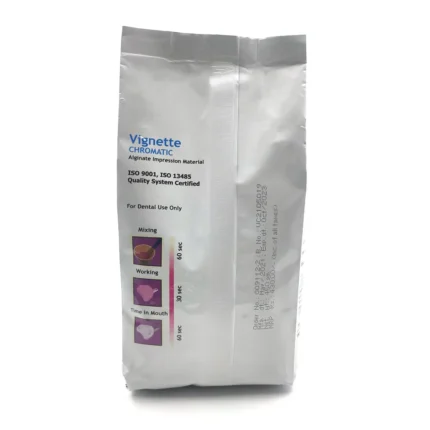 Dentsply Vignette Chromatic Alginate 450g Back Side