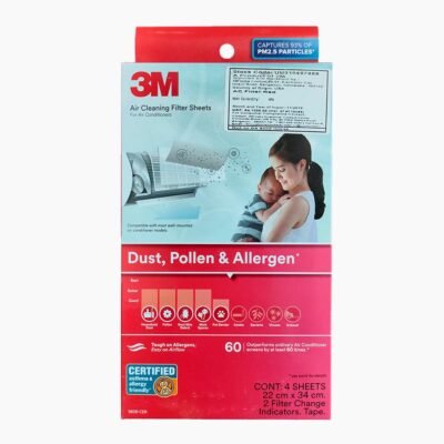 3M Air Cleaning Filter Sheets For AC - Red