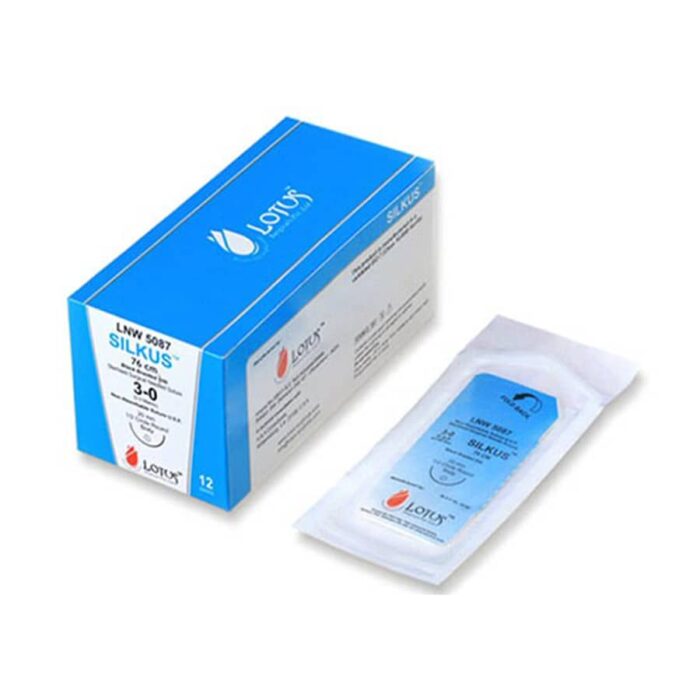 Silkus Black Braided Silk Suture