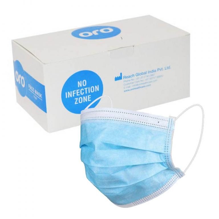 ORO 3ply Ear Loop face Mask
