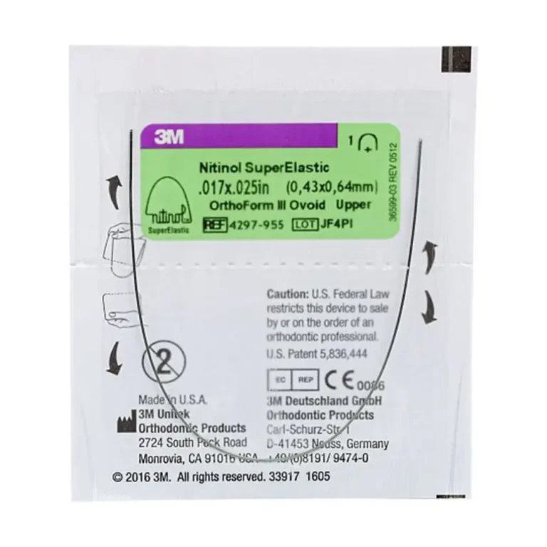 Nitinol Super-Elastic Archwire Rectangular