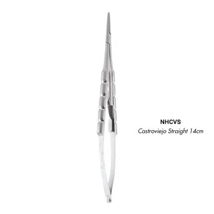GDC Castroveijo Needle Holder Straight - 14cm (NHCVS)