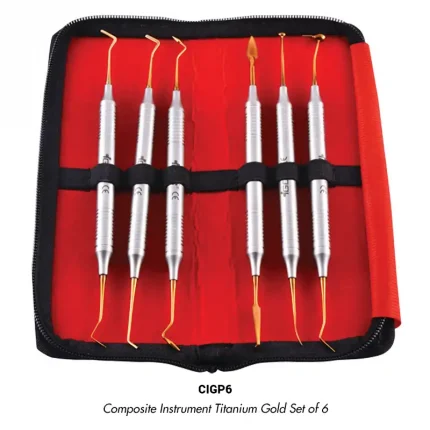 GDC Composite Instrument Titanium Gold Set (CIGP6)