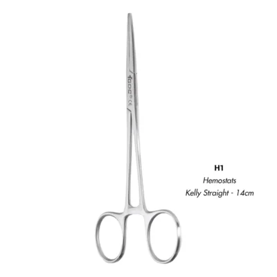 GDC Hemostats Kelly Straight - 14cm (H1)