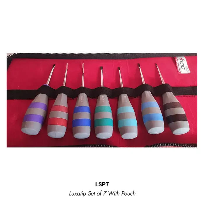 GDC Luxatip Set of 7 With Pouch (LSP7)