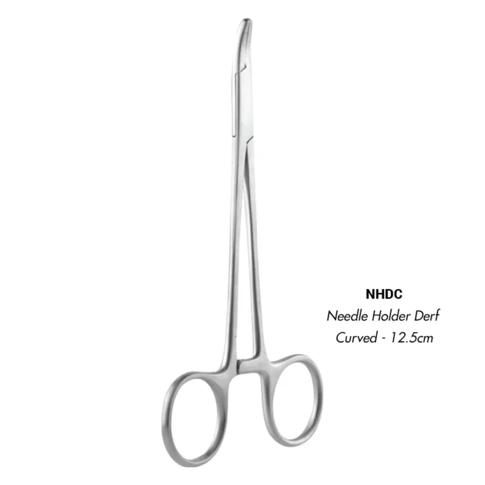 GDC Needle Holder Derf Curved - 12.5cm (NHDC) Instrument