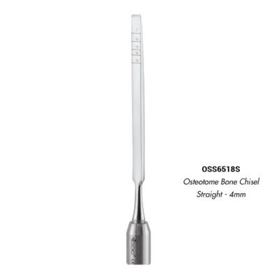 GDC Osteotome Bone Chisel Straight - 4mm (OSS6518S) Implantology Instrument