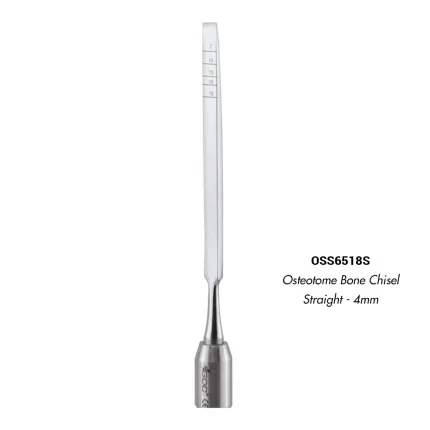 GDC Osteotome Bone Chisel Straight - 4mm (OSS6518S) Implantology Instrument