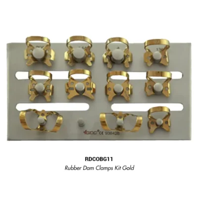 GDC Rubber Dam Clamps Kit Gold (RDCOBG11)