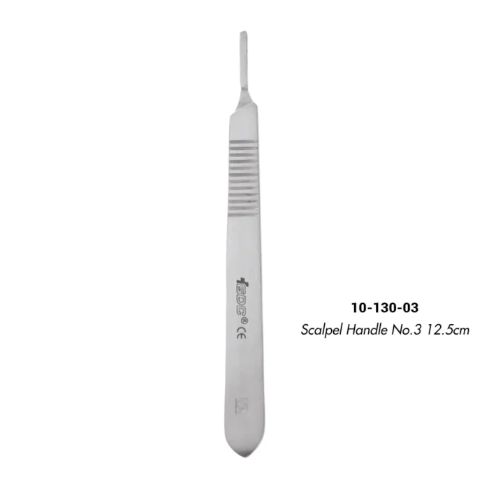 GDC Scalpel Handle Flat No.3 12.5cm (10-130-03)