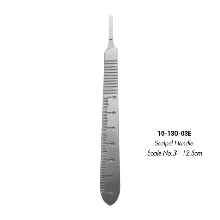 GDC Scalpel Handle With Scale No.3 - 12.5cm (10-130-03E)