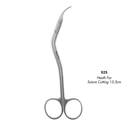 GDC Scissor Heath For Suture Cutting - 15.5cm (S25)