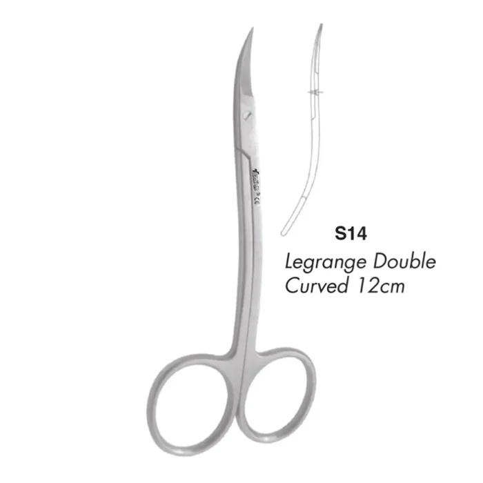 GDC Scissor Legrange Double Curved - 12cm