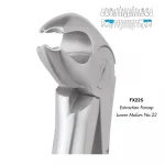 GDC Extraction Forceps Lower Molars No.22 (FX22S)