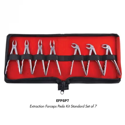 n Forceps Pedo Kit Set of 7 Standard in red pouch