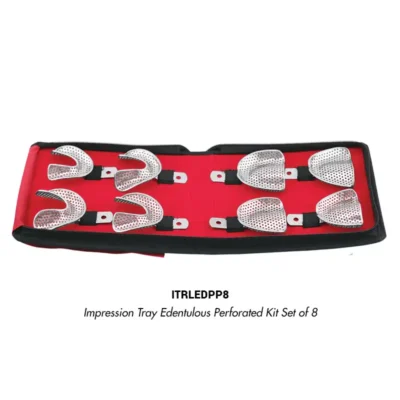 GDC Impression Tray Edentulous Perforated Kit Set of 8 (ITRLEDPP8)