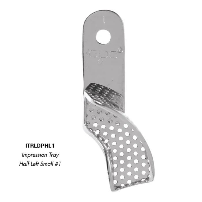 GDC Impression Tray Half Left Small #1 (ITRLDPHL1)