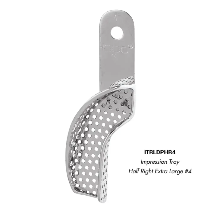 GDC Impression Tray Half Right Extra Large #4 (ITRLDPHR4)