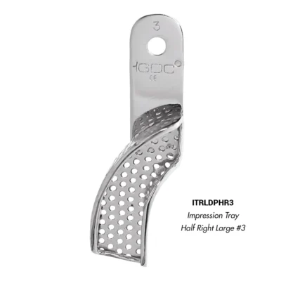 GDC Impression Tray Half Right Large #3 (ITRLDPHR3)
