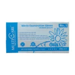 MultiCare Nitrile Examination Gloves (Pack of 100)