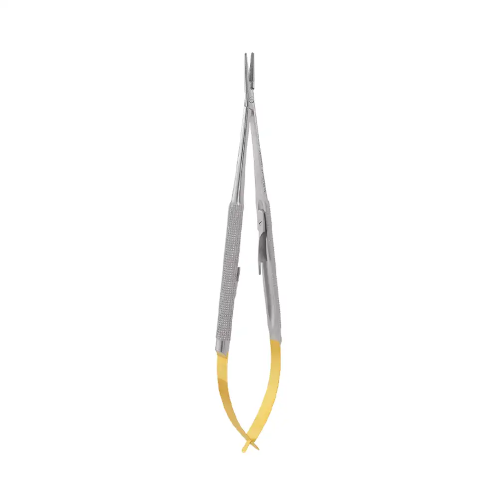 Gdc Micro Castroviejo Needle Holder Tc Straight 18Cm (Nh5024R) GDC Micro Castroviejo Needle Holder Tc Straight 18Cm (NH5024R)