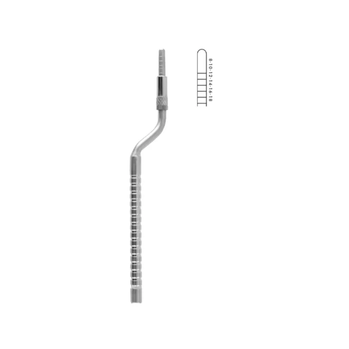 GDC Osteotomes Tapered Convex Tip Angulated 5.0Mm (OSTMSP50A)