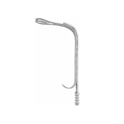 GDC Retractors Weider Cheek & Tongue Depressor With Suction Large 15Cm (CRW2S)