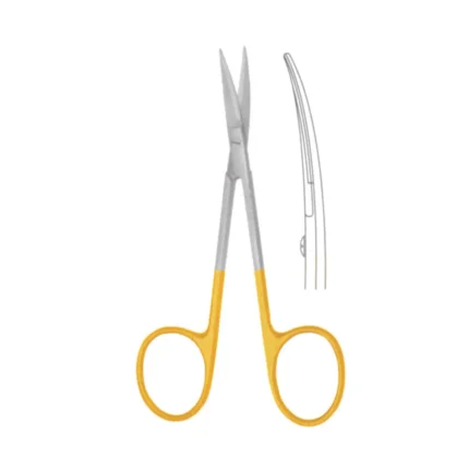 GDC Scissors Iris Tc Curved 11.5Cm (S5083)