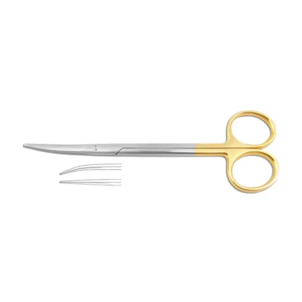 GDC Scissors Metzenbaum Tc Curved 12Cm (S5055)