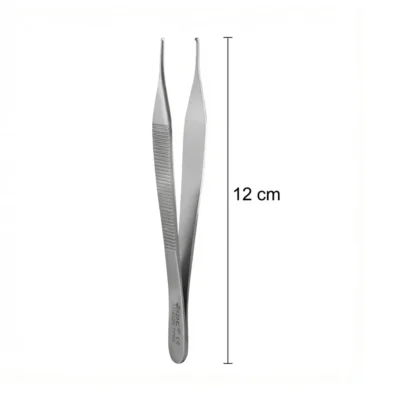 GDC Tissue Forceps Adson Curved 1x2 12Cm (TP44)