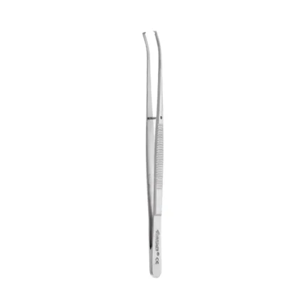 GDC Tissue Forceps Semken Curved 1x2 12.5Cm (TP34)