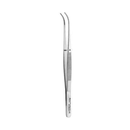 GDC Tissue Forceps Semken Serrated Curved 12.5Cm (TP32)