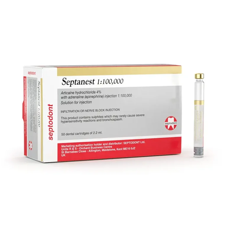Septodont Septanest with Adrenaline 1-100,000