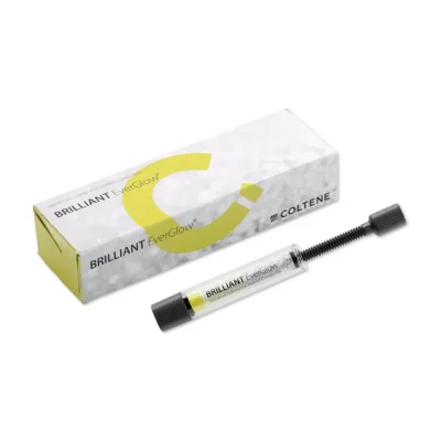 Coltene Brilliant EverGlow Syringe Refills Packaging and Syringe