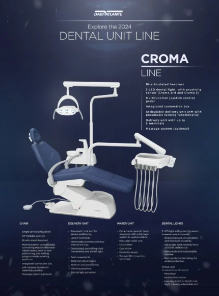 Dabi Atlante Dental Chair Unit Croma 3F 3TB T - 02