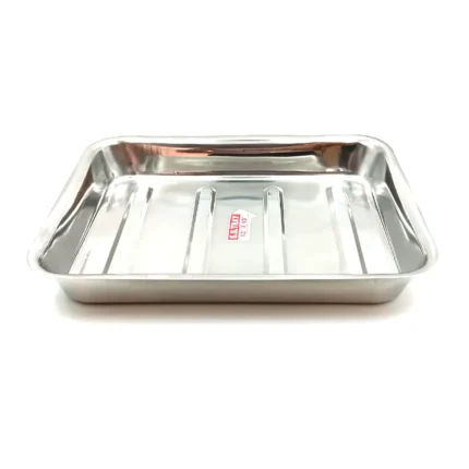 Classic SS Instrument Tray with Lid 12" x 10" - Image 2