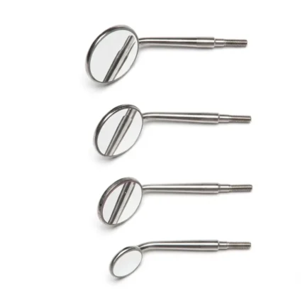 Zirc Crystal HD SS Mouth Mirror Head #3 (Pack of 12)